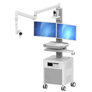 carrinho para computador para simulação médica