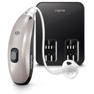aparelho auditivo retroauricular com adaptação aberta (open-fit)