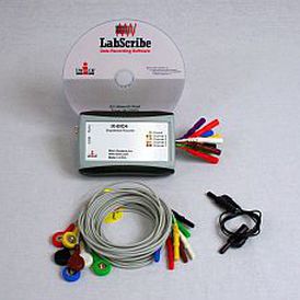 sistema de ECG veterinário de 4 canais