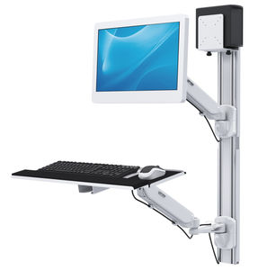 braço de suporte para monitor com ajuste de inclinação