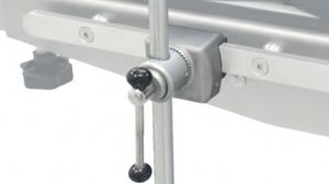 fixador para mesa cirúrgica em aço inoxidável