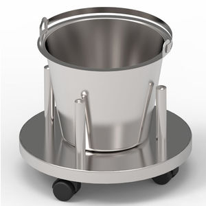 suporte de cuba para assepsia com rodízios 1