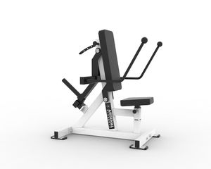 aparelho de musculação para fundos em posição sentada