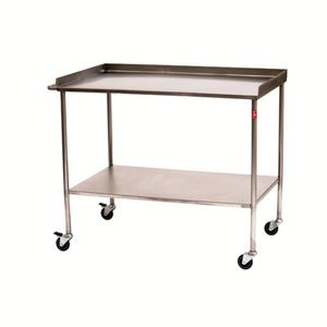 mesa para instrumental em aço inoxidável