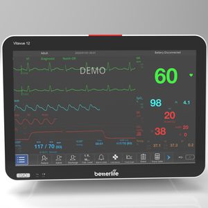 monitor de paciente NIBP / IBP / de débito cardíaco / de capnografia
