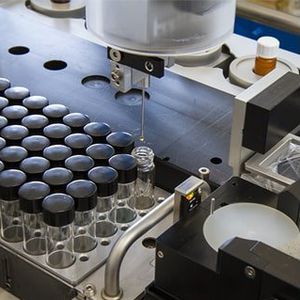 sistema automático de preparação de amostras robótico