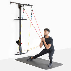 polia de exercícios cabo duplo