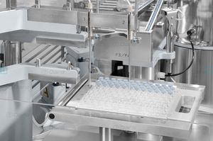 sistema de enchimento e de selagem para a indústria farmacêutica