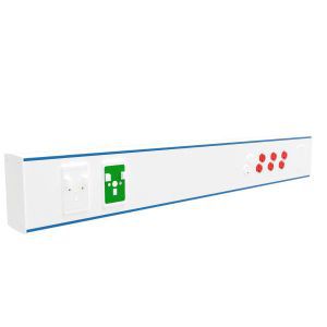 régua de gases medicinais de parede