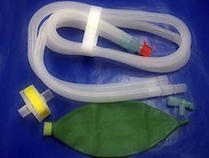 circuito de anestesia para pacientes humanos
