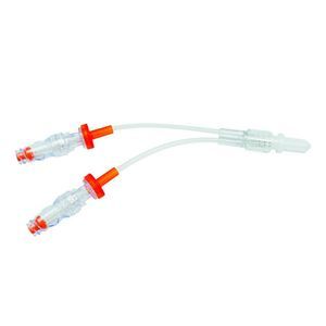 extensor para infusão de 2 vias