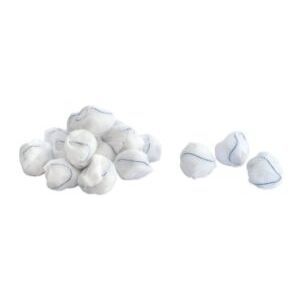 bolas de gaze em algodão
