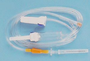 kit de infusão com conector em Y 1