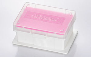 suporte de laboratório para ponteiras de pipetas