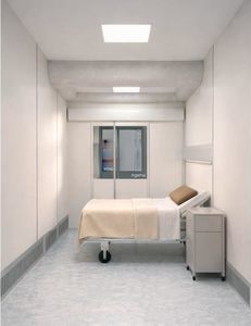 sala limpa para quarto de cuidados intensivos