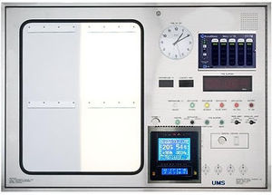 painel de controle de temperatura