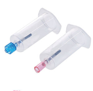fixador de tubo com etiqueta de segurança para coleta de sangue