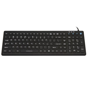 teclado hospitalar antibacteriano
