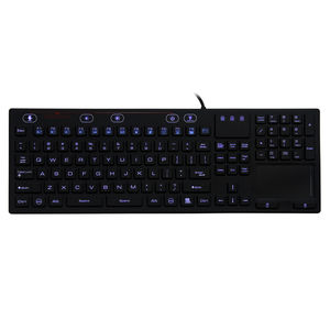 teclado hospitalar com touchpad