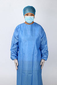camisola para paciente unissexo