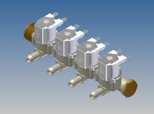 válvula solenoide com servomotor