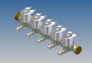válvula solenoide com solenoide