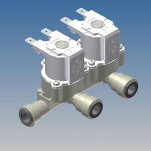válvula solenoide com solenoide