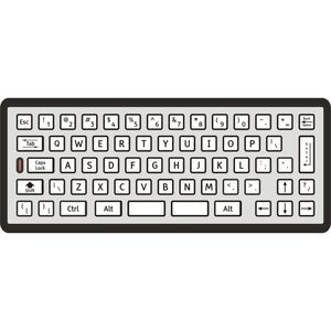 teclado com teclado numérico