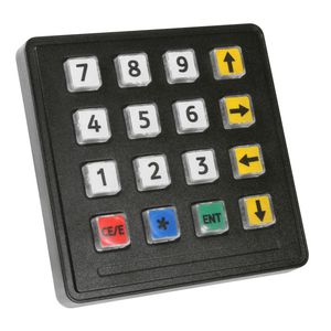 teclado unidade de controle