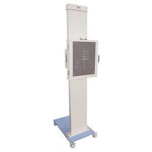 suporte para chassis montado em mesa de radiografia