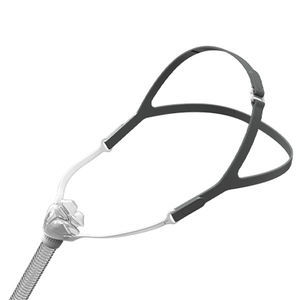 máscara de ventilação com almofadas nasais
