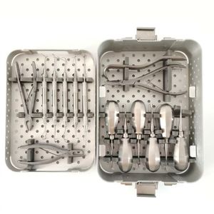 kit de instrumentos veterinários para exodontia