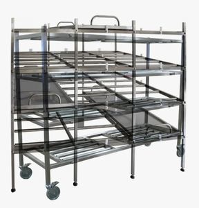 suporte de armazenamento para macas de transporte de corpos