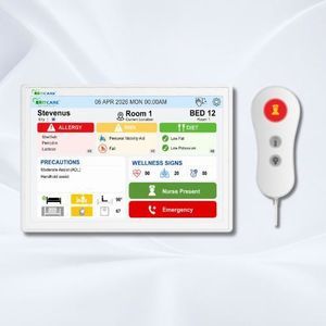 sistema de chamada de enfermagem para cama
