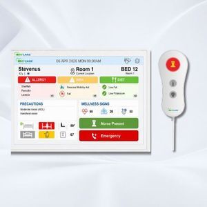 sistema de chamada de enfermagem para cama