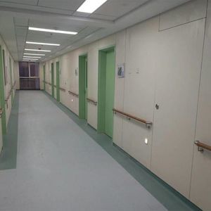estrutura de parede para o setor médico