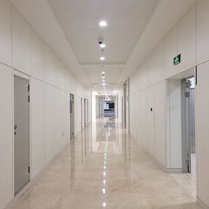estrutura de parede para o setor médico