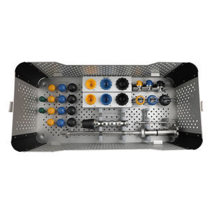 kit de instrumentos para colocação de prótese do quadril