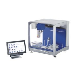 robô pipetador de laboratório