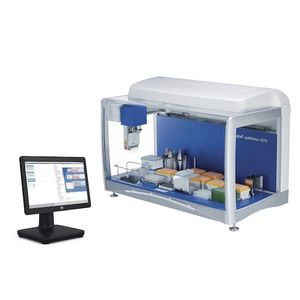 robô pipetador de laboratório