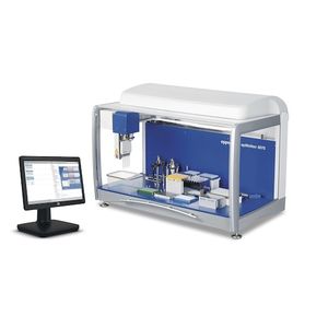 robô pipetador de laboratório