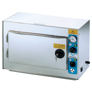 esterilizador hospitalar / de calor seco / de bancada / em aço inoxidável