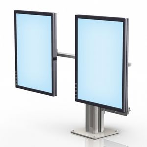 braço de suporte para monitor para uso médico