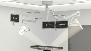 braço de suporte para monitor cirúrgico