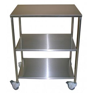 mesa para instrumental com rodízios