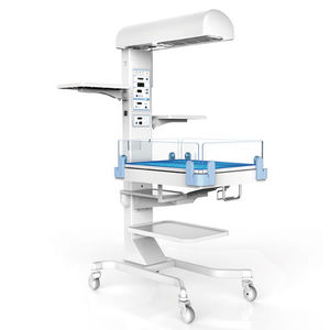 berço aquecido neonatal com lâmpada para fototerapia