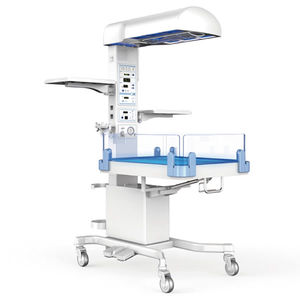 berço aquecido neonatal com lâmpada para fototerapia 1