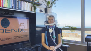 capacete de oxigenação