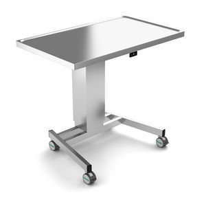 mesa para instrumental de altura regulável