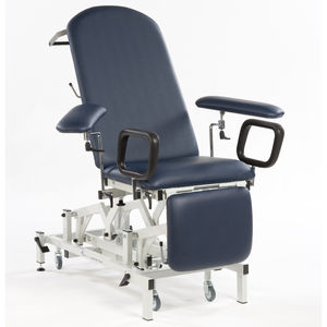 poltrona para coleta de sangue elétrica / manual / de 3 seções / de altura regulável
